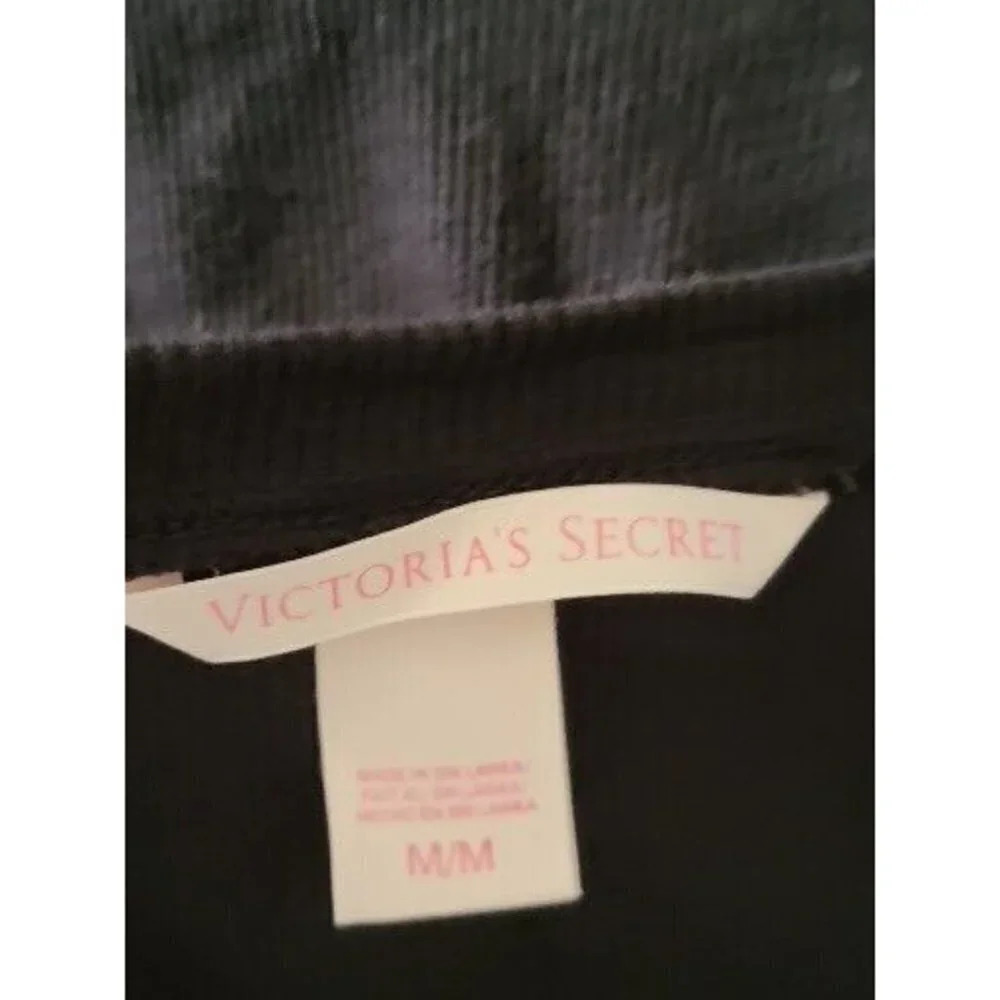 Victoria's Secret Ribbed Sleeveless midi Dress size Medium Black - Picture 6 of 6